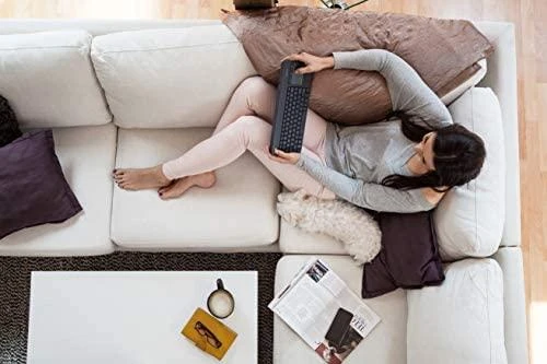 Belaidė klaviatūra Logitech K400 Plus su jutikliniu kilimėliu, US išdėstymas, Juoda