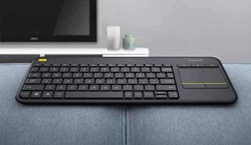 Klaviatūra Logitech K400 Plus wireless Touch juodas UK