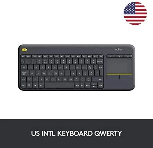 Belaidė klaviatūra Logitech K400 Plus, juoda