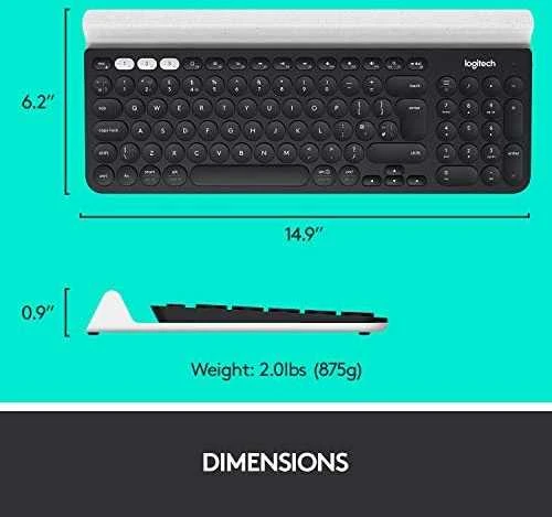 Logitech K780 Multi-Device Bluetooth Klaviatūra, US išdėstymas