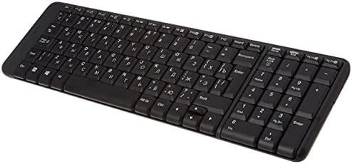 Belaidis klaviatūros ir pelės rinkinys MK220, ENG/RUS išdėstymas