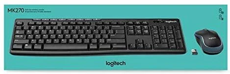 Belaidis klaviatūros ir pelės rinkinys Logitech MK270, Prancūzų išdėstymas