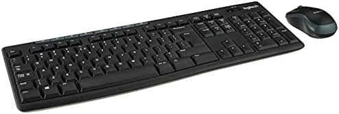Belaidis klaviatūros ir pelės rinkinys Logitech MK270, QWERTY išdėstymas