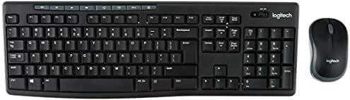 Belaidis klaviatūros ir pelės rinkinys Logitech MK270, QWERTY išdėstymas