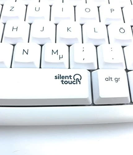 Tyli belaidė Klaviatūra su pele Logitech MK295, DE išdėstymas, Balta