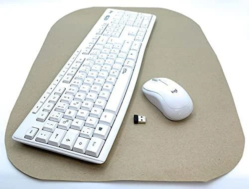 Tyli belaidė Klaviatūra su pele Logitech MK295, DE išdėstymas, Balta