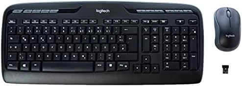 Logitech MK330 klaviatūra Radijo dažnio belaidė QWERTZ Vokiečių Juoda