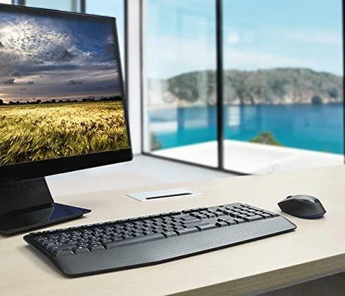 Belaidis klaviatūros ir pelės rinkinys Logitech MK345 Comfort, Čekų išdėstymas
