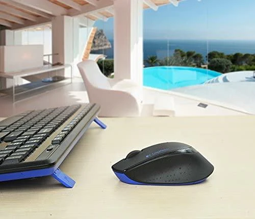 Belaidis klaviatūros ir pelės rinkinys Logitech MK345 Comfort, Čekų išdėstymas