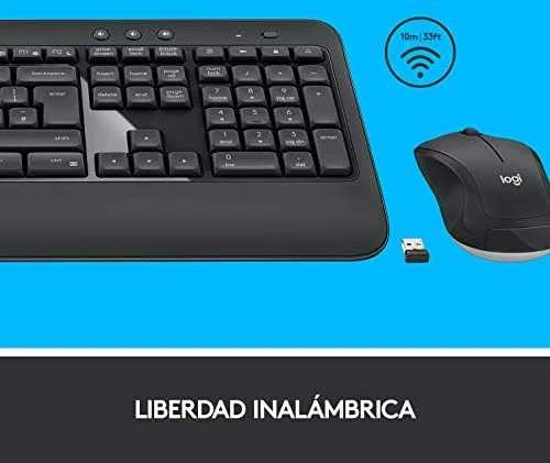 Belaidis pelės ir klaviatūros rinkinys Logitech MK540 Advanced, išdėstymas: Ispanų k. (Qwerty)