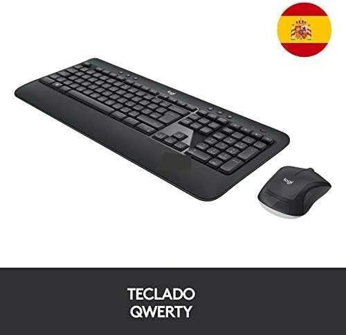 Belaidis pelės ir klaviatūros rinkinys Logitech MK540 Advanced, išdėstymas: Ispanų k. (Qwerty)