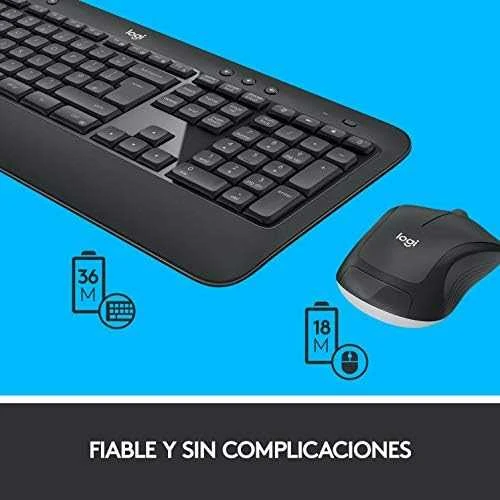 Belaidis pelės ir klaviatūros rinkinys Logitech MK540 Advanced, išdėstymas: Ispanų k. (Qwerty)