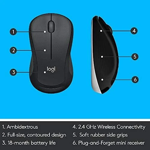 Belaidis pelės ir klaviatūros rinkinys Logitech MK540 Advanced, išdėstymas: UK (Qwerty)