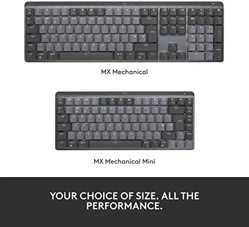 Klaviatūra Logitech MX Mechaninė. MINI belaidė ILLUM. KEYB - - GRAPHITE - UK - EMEA