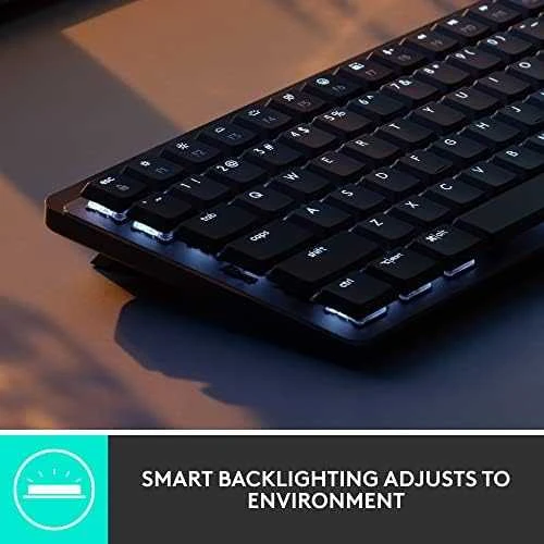 Klaviatūra Logitech MX Mechaninė. MINI belaidė ILLUM. KEYB - - GRAPHITE - UK - EMEA