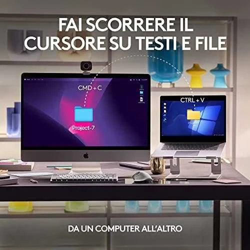 „LOGITECH MX Mechaninė Mini“, skirta MAC „Bluetooth“ apšviesta klaviatūra – PALE Pilkas – US INT'L – TACTILE