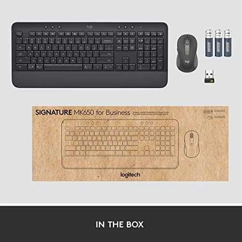Klaviatūra Logitech MK650 verslui GRAPHITE - - FRA - CENTRAL