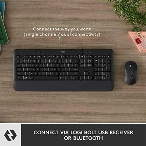 Klaviatūra Logitech MK650 verslui GRAPHITE - - FRA - CENTRAL