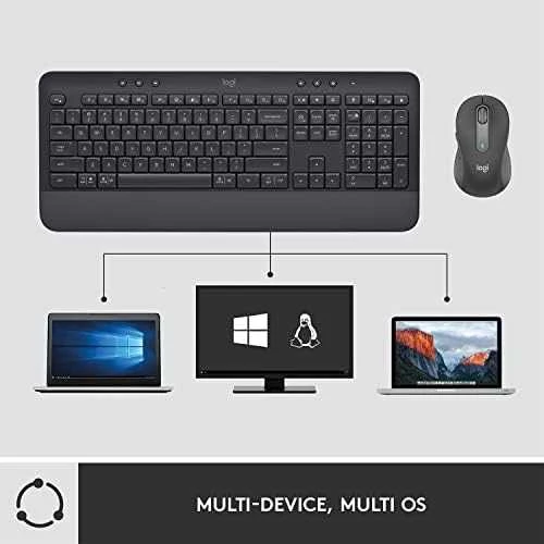 Klaviatūra Logitech MK650 verslui GRAPHITE - - FRA - CENTRAL