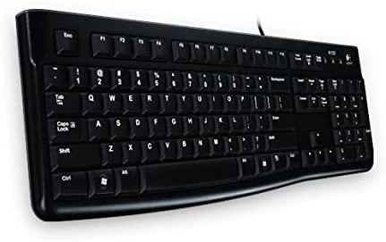 Logitech klaviatūra K120 su laidu, DE išdėstymas, Balta