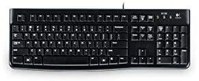 Logitech klaviatūra K120 su laidu, DE išdėstymas, Balta