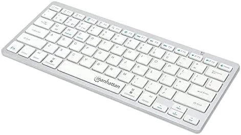 Klaviatūra MANHATTAN Slim Funktastatur anthrazit Bluetooth 3.0/2.4GHz