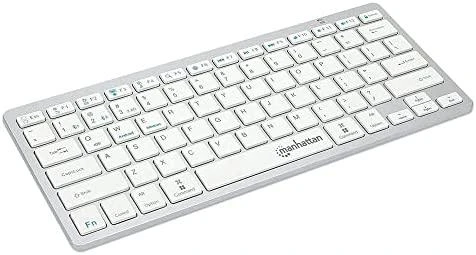 Klaviatūra MANHATTAN Slim Funktastatur anthrazit Bluetooth 3.0/2.4GHz