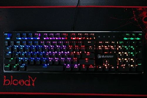 Mechaninė klaviatūra A4Tech Bloody B802R RGB (LK Blue Switch)