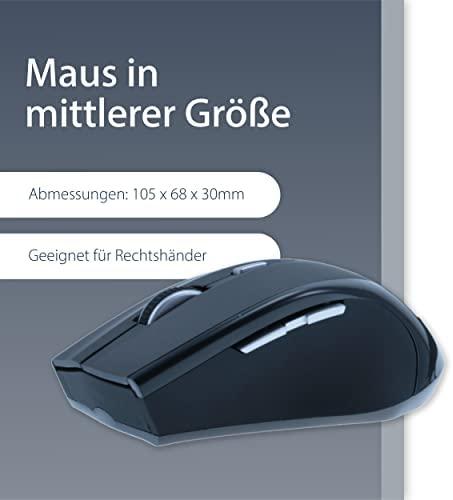 MediaRange Klaviatūra schnurlos inkl. 5 Tasten Maus wireless