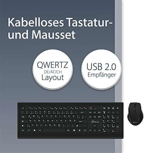 MediaRange Klaviatūra schnurlos inkl. 5 Tasten Maus wireless