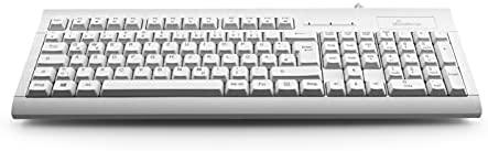 MediaRange Klaviatūra USB 2.0 mit Chip-Kartenlesegerät baltas