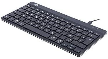 R Go Tools COMPACT BREAK Klaviatūra QWERTZ - DE Juodas su laidu