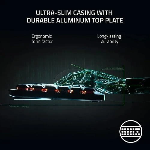 Razer | Klaviatūra žaidimams | Deathstalker V2 Pro Tenkeyless | Klaviatūra žaidimams | Wireless | RGB LED pašvietimas | US | Bluetooth | Juodas | Optical Switches (Linear) | Belaidė jungtis
