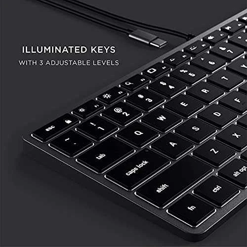 Satechi W1 USB-C klaviatūra US išdėstymas