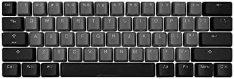 Klaviatūra Sharkoon Keychron Rykliai DAUGIAU SAC20 S4, keycap (juoda, 62 vienetų, ANSI išdėstymas (US), SKILLER SGK50 S4)