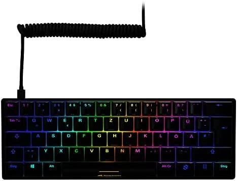 Sharkoon Klaviatūra žaidimams Skiller SGK50S4 juodas-braun DE