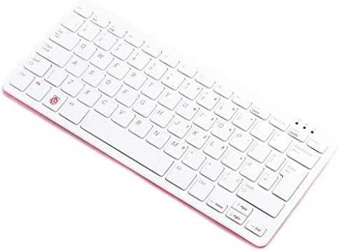 Oficiali Raspberry Pi modelio 4B/3B+/3B/2B klaviatūra, raudonai balta