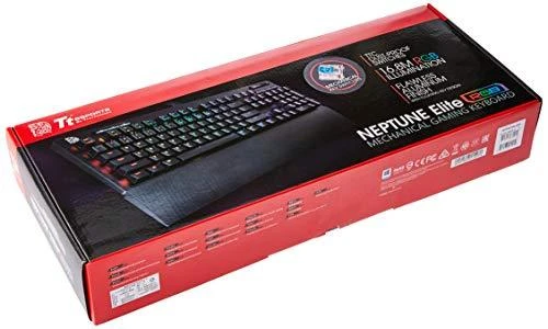 Klaviatūra Thermaltake eSports KB-NER-TBBRUS-01 (mechaninė, USB 2.0, juodos spalvos