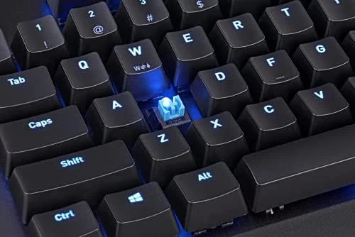 Klaviatūra Thermaltake eSports KB-NPP-TBBLUS-01 (mechaninė, USB 2.0, juodos spalvos