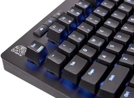 Klaviatūra Thermaltake eSports KB-NPP-TBBLUS-01 (mechaninė, USB 2.0, juodos spalvos