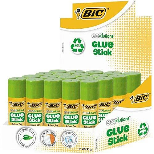 Bic Pieštukiniai klijai Glustic 21 g, pakuotėje 20 vnt. 8923452