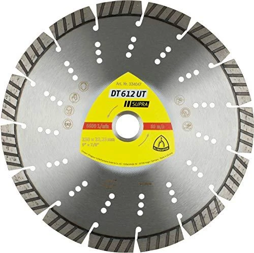 Deimantinis pjovimo diskas Klingspor DT 612 UT Supra; 230x2,6x22,23 mm