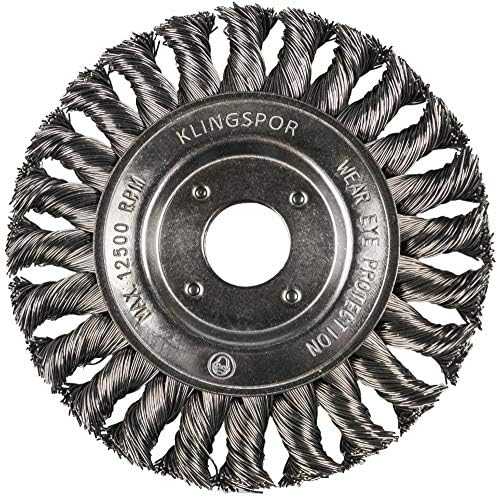 Klingspor K.SZCZOTKA TARCZOWA 178mm M14 BR600Z DRUT SKRĘCANY