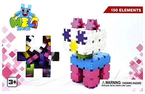 Konstruktorius Meli Basic Pink 150 el.