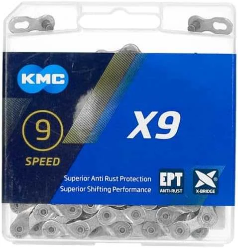 Grandinė KMC X9 EPT 9 greičių 114 jungtys