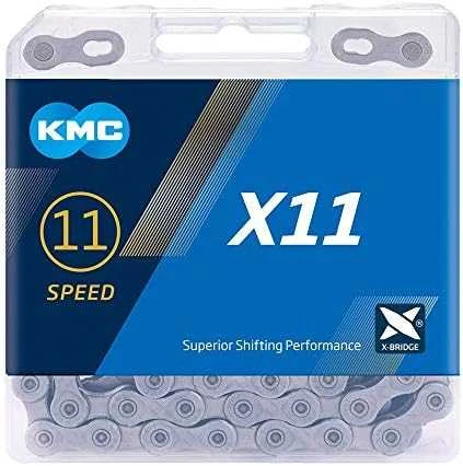 Grandinė KMC X11 Pilkas 11-greičių 114-links
