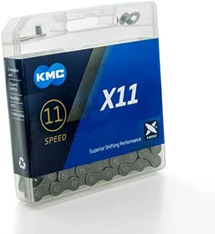 Grandinė KMC X11 Pilkas 11-speed 118-links