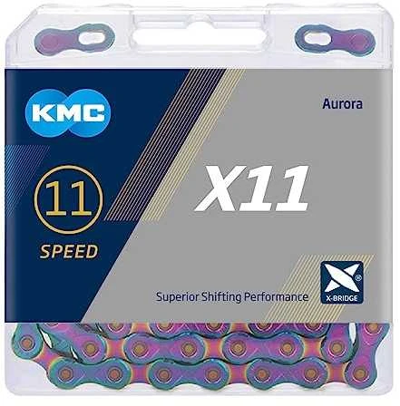Grandinė KMC X11 Aurora Mėlyna 11-speed 118-links