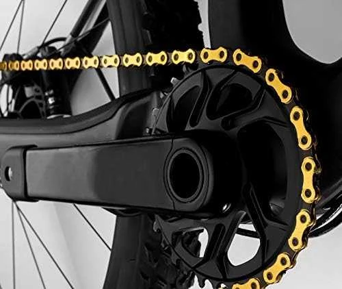Grandinė KMC X12 Ti-N Gold/Juodas 12-speed 126-links