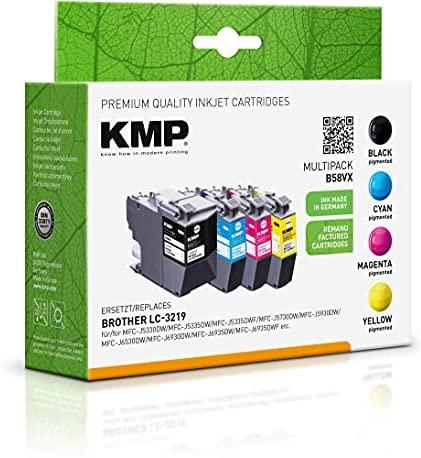 Legrand Tusz KMP KMP B58VX reklaminis paketas BK/C/MY/Y komp. su broliu LC-3219VALDR